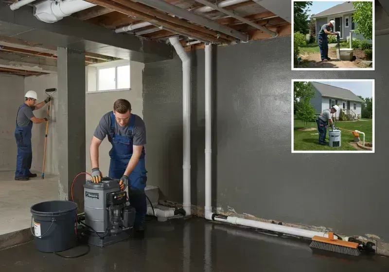 Basement Waterproofing and Flood Prevention process in Melrose Park, IL